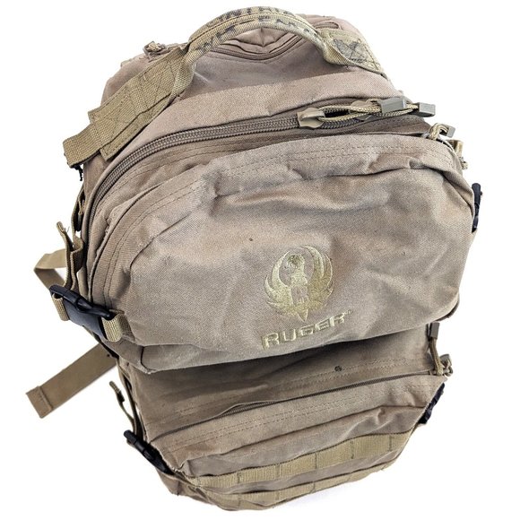 πͺ Military Tactical Nylon Backpack - Ruger Branded πͺ - Picture 2 of 14